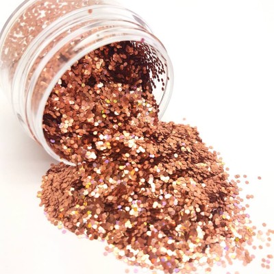 Chunky Glitter Peach